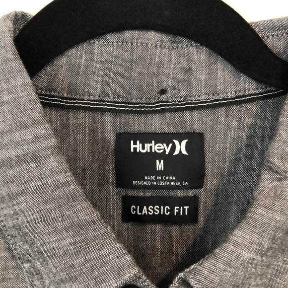New Hurley One and Only 2.0 Button Down SS Medium - Picture 2 of 5